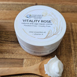Vitality Rose Night Crème | Age-Defying & Hydrating | 2 oz