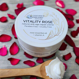 Vitality Rose Night Crème | Age-Defying & Hydrating | 2 oz
