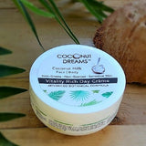 Coconut Milk Vitality Rich Day Crème | Fragrance-Free | Sensitive Skin | 2 oz