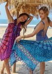 Lailani One Size Tie dye Sarong Wrap/Cover Up