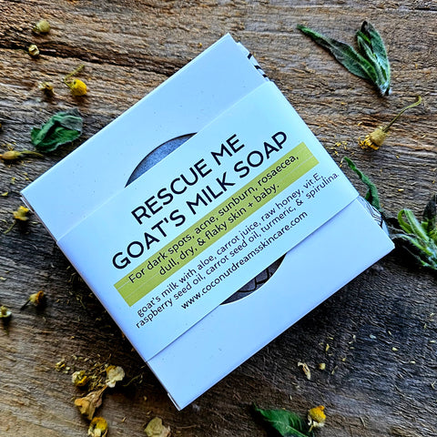 RESCUE ME LUXURY GOAT'S MILK SOAP/4.5 OZ